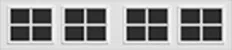 short with squares grilles 640w 2 Garage Door Installations Experts USA