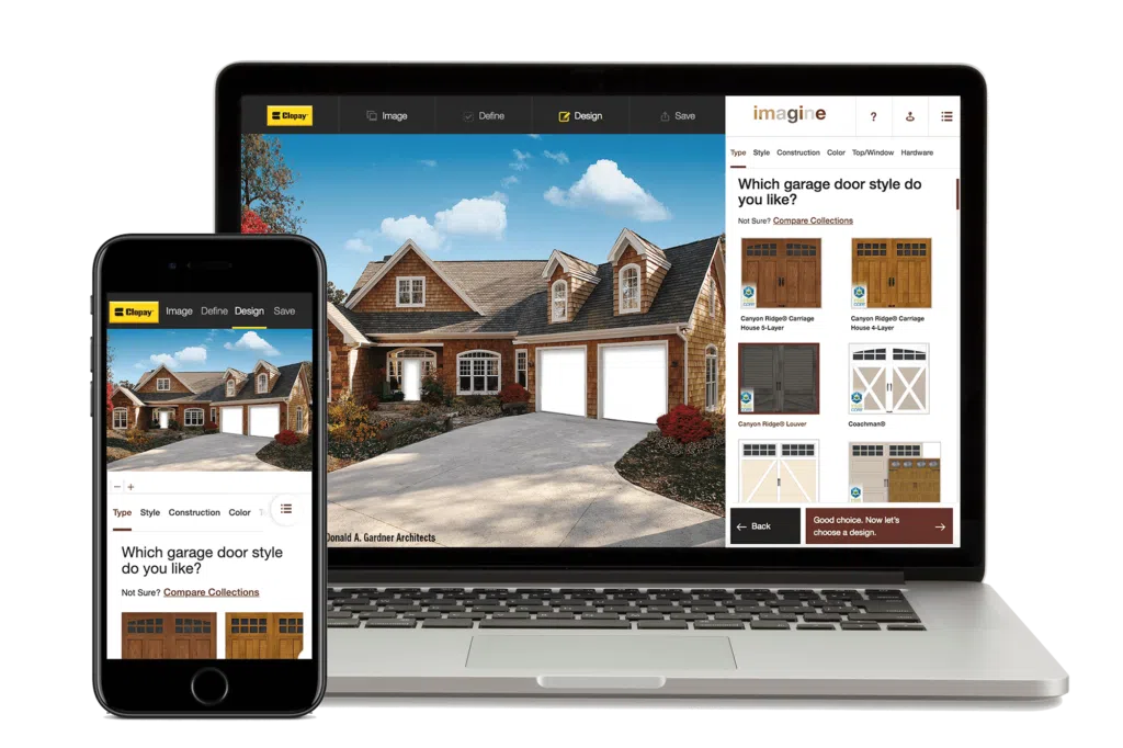 clopay dis mockup1c837703d1754bafb84cccd79bf4593f Garage Door Installations Experts USA